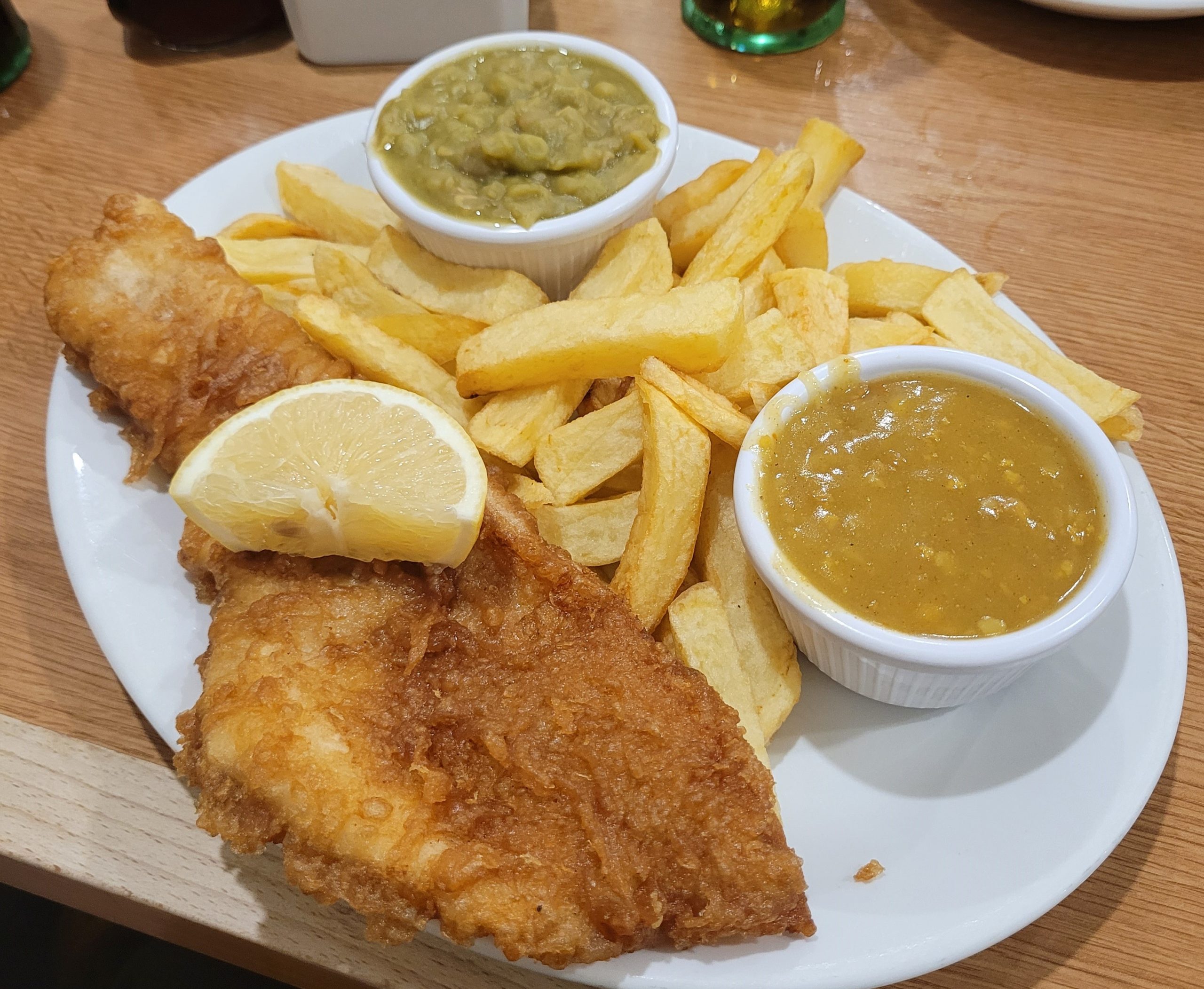 Fish and Chip dinner at Elite Fish & Chips