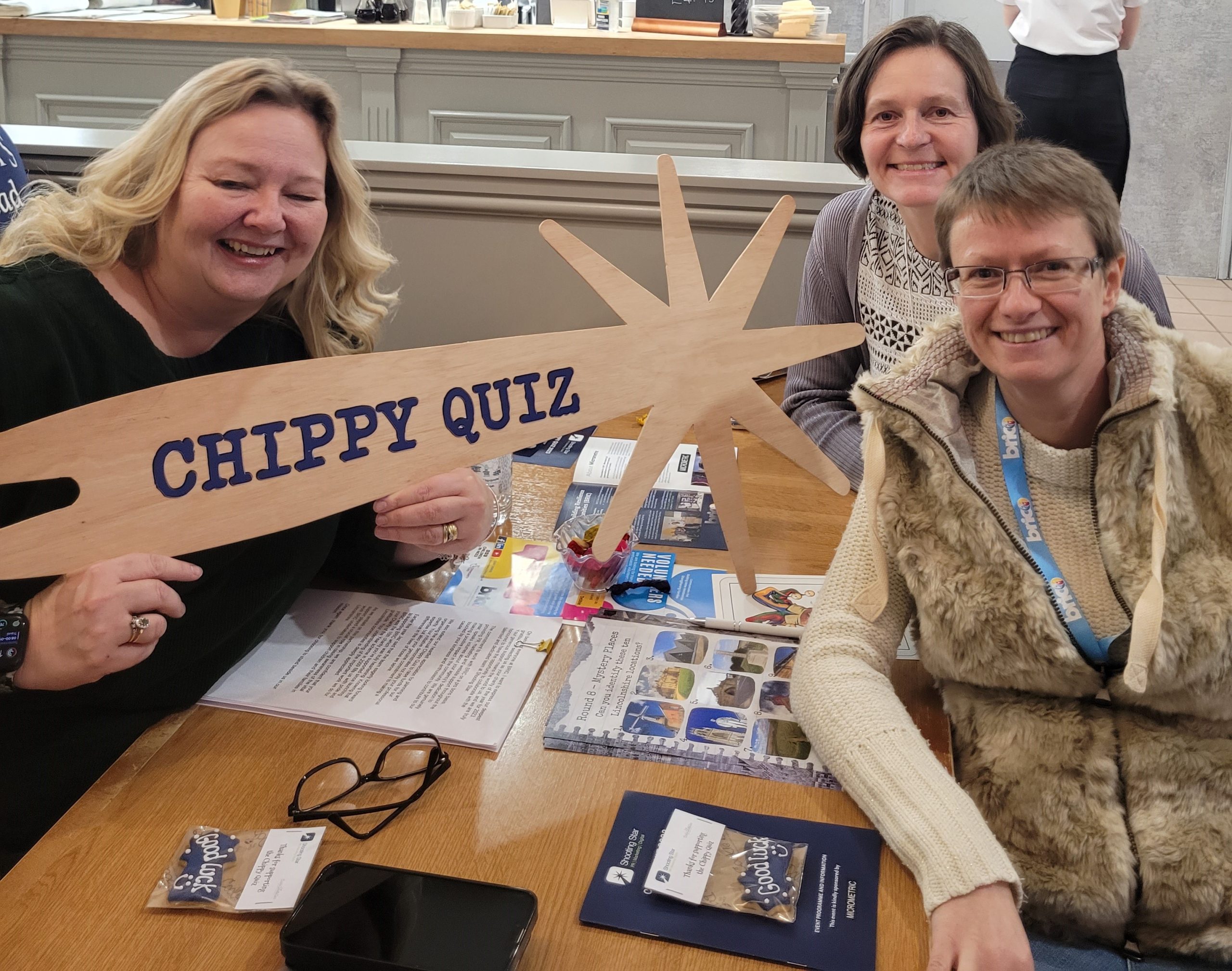 The BRIC team attend the annual charity Chippy Quiz 