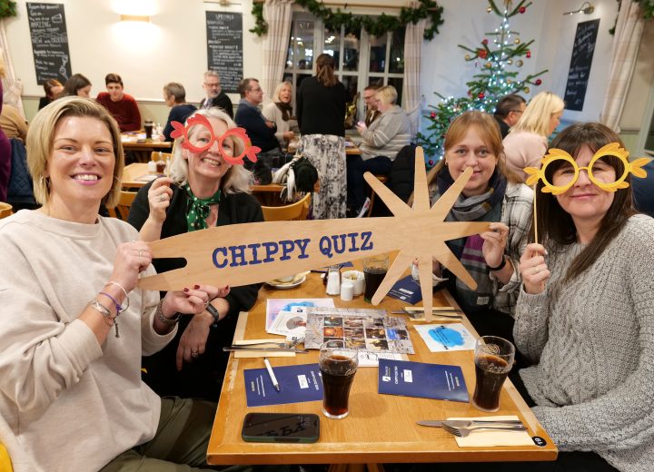 One of the teams competing in the Shooting Star Chippy Quiz 2024