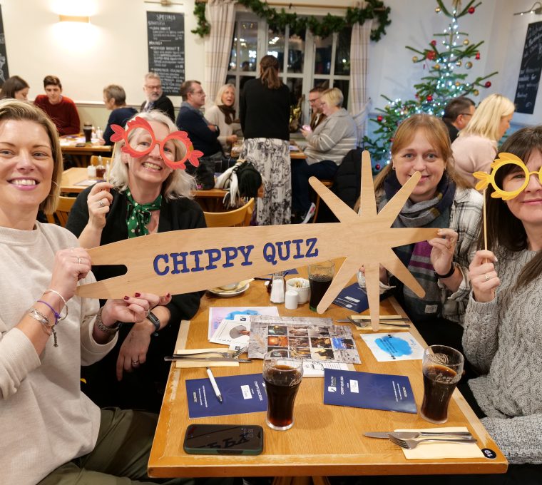 One of the teams competing in the Shooting Star Chippy Quiz 2024