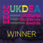 UK Digital Excellence award badge